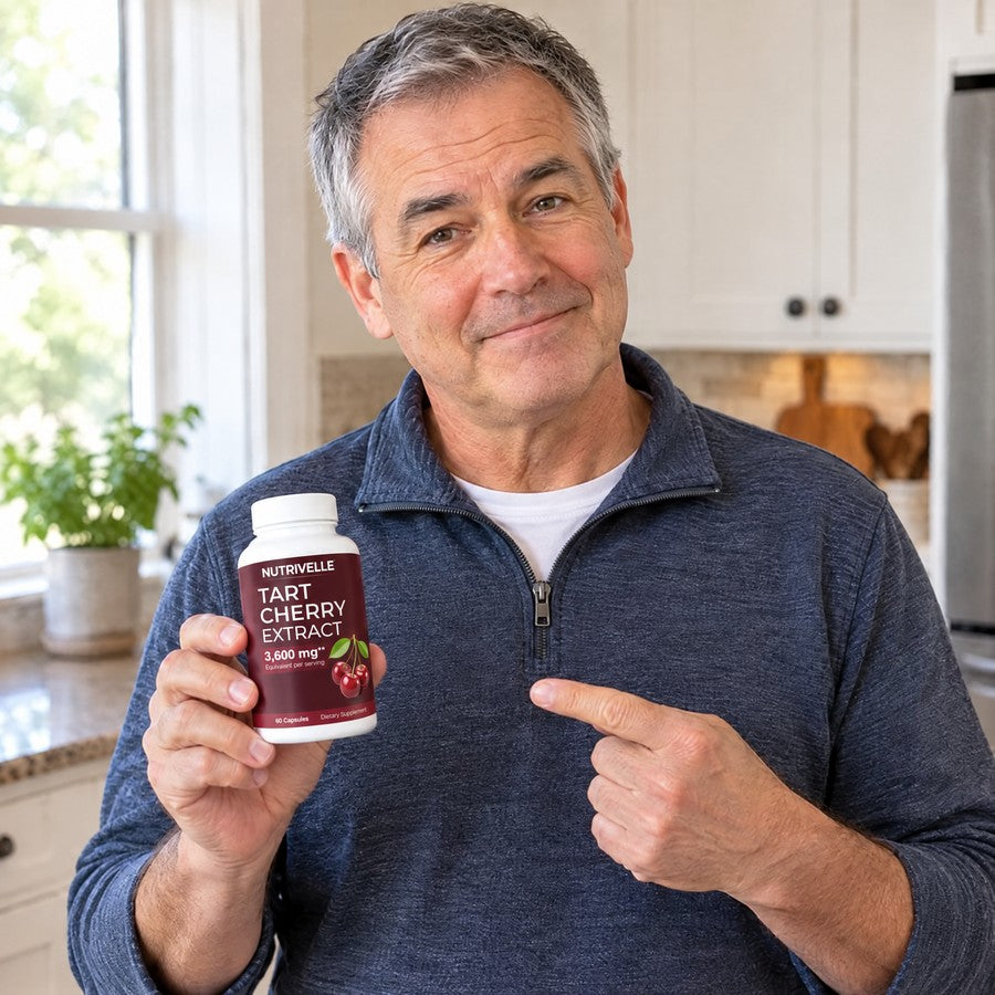 Thomas holding Nutrivelle